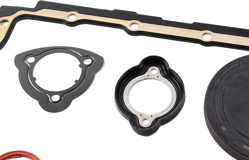 AUCERAMIC 11137548031 Oil Pan Gasket Set Crankcase Cover Gasket Fit for BMW 328i 528i 128i X3 X5 Z4 E90 E92 E60 3.0L 2.5L N52 N53 in Kuwait