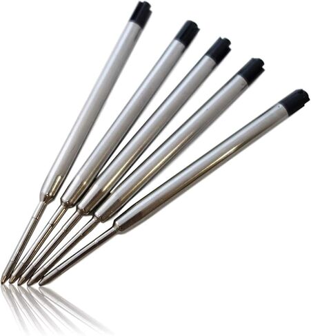 قلم حبر جاف أسود ناعم 2VM من Valtcan، 5 عبوات in Kuwait