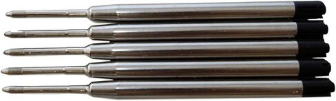 قلم حبر جاف أسود ناعم 2VM من Valtcan، 5 عبوات in Kuwait