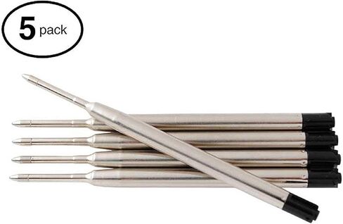 قلم حبر جاف أسود ناعم 2VM من Valtcan، 5 عبوات in Kuwait