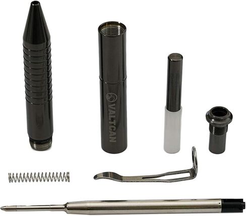 قلم حبر جاف أسود ناعم 2VM من Valtcan، 5 عبوات in Kuwait