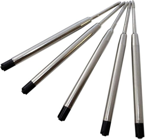 قلم حبر جاف أسود ناعم 2VM من Valtcan، 5 عبوات in Kuwait