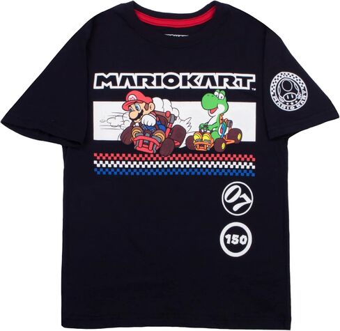 Nintendo Super Mario Bros. Boys Mario Kart & Friends Graphic Short Sleeve T-Shirts 2 Pack in Saudi Arabia
