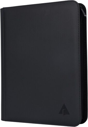 Rayvol Premium 500+ Pockets Card Binder, 9-Pocket Ringless Trading Card Album Folder - Side Loading UltraSonic-9504 Tech Zip Binder for TCG -Black in Saudi Arabia