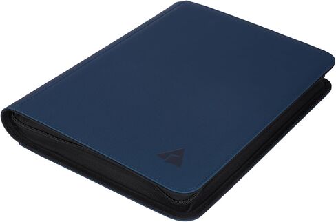 Rayvol Premium 500+ Pockets Card Binder, 9-Pocket Ringless Trading Card Album Folder - Side Loading UltraSonic-9504 Tech Zip Binder for TCG -Black in Saudi Arabia