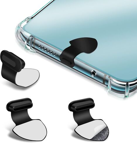 cobee USB C Port Dust Plugs, 3PCS Type C Anti Dust Plug Silicone Plug Phone Dust Cap Plugs USB C Dust Cover Caps Anti Lost Charging Port Dust Cover for Laptop Smartphones(Shield-Shaped) in Saudi Arabia