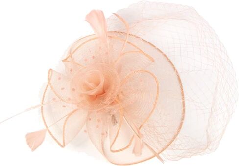 JWICOS Fascinators Hat for Women Tea Party Headband Kentucky Derby Wedding Flower Cocktail Mesh Feathers Hair Clip in Saudi Arabia