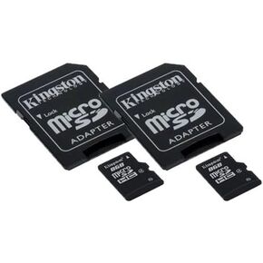 بطاقة ذاكرة الهاتف الخليوي Motorola Droid X MB810 2 × 8 جيجابايت بطاقة ذاكرة microSDHC مع محول SD (عبوتان) in Kuwait