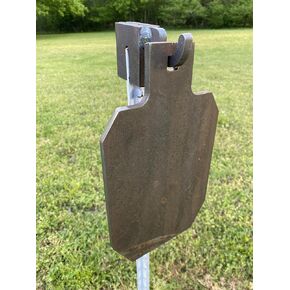 Magnum Target 12"x7" 3/8" AR500 IDPA/IPSC Steel Shooting Range Target w/T-Post Hook in Saudi Arabia