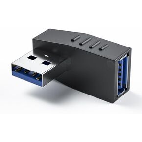 90 درجة USB3.0/2. محول USB3./2. أنثى إلى ذكر تمديد موصل مقرنة محول موصل موسع in Kuwait