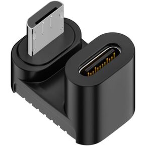 محول من النوع C أنثى إلى USB ذكر 480 ميجابت في الثانية من النوع إلى زاوية 90 درجة لتوفير مساحة موصل التمديد in Kuwait