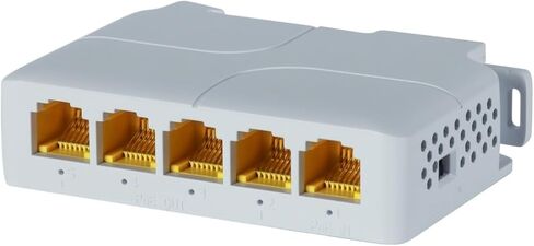 موسع Gigabit PoE 1 في 4 خارج 5 منافذ VLAN مكرر يعمل على تمديد الطاقة ونقل البيانات حتى 100 متر (328 قدمًا) (10 قطع) in Saudi Arabia