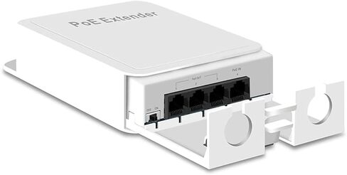 مقاوم للماء POE موسع مكرر 4 منافذ 100 / 1000Mbps شبكة خارجية IP55 (100M) in Kuwait