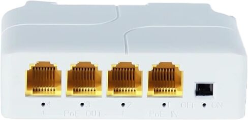 4-Port 100/1000M POE Extender Gigabit Network Switch Repeater IEEE802.3af/at and Play PoE Switch in Saudi Arabia