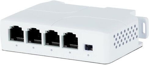 4-Port POE Extender 10/100Mbps 1 to 3 Network Switch Repeater and Play Standard in Saudi Arabia
