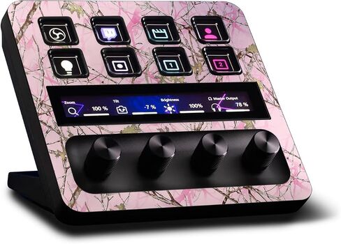 MightySkins Skin Compatible with Elgato Stream Deck + Conceal Pink | Protective, Durable, and Unique Vinyl Decal wrap Cover | Easy to Apply | Made in The USA in Saudi Arabia