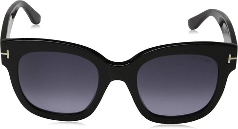 Tom Ford FT0591 01A Shiny Black Ian Round Sunglasses Lens Category 3 Size 51mm in Saudi Arabia