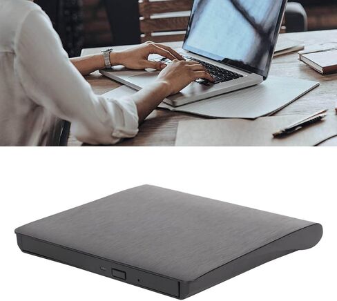 محرك أقراص DVD Jectse USB 3.0 ثنائي المنفذ، ناسخ أقراص DVD خارجي عالي السرعة لأجهزة الكمبيوتر المحمول وأجهزة الكمبيوتر المكتبية in Kuwait