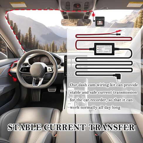 9.68Ft Type C Dash Cam Hardwire Kit 12-30V to 5V,Hardwire Kit for Dash Camera Includes 5A Blade Fuse/Fuse Tap/Power Cable/Tool,Dashcam Hardwires Kits USB C with Low Voltage Protection in Saudi Arabia