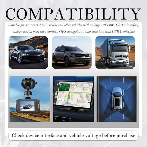 9.68Ft Type C Dash Cam Hardwire Kit 12-30V to 5V,Hardwire Kit for Dash Camera Includes 5A Blade Fuse/Fuse Tap/Power Cable/Tool,Dashcam Hardwires Kits USB C with Low Voltage Protection in Saudi Arabia