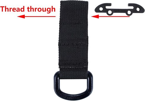 مشبك تكتيكي Molle D Ring Hook، حامل مفاتيح بلاستيكي Molle T Mount Bar، ملحقات حزام واجب بمشبك القفاز in Kuwait