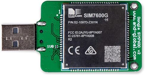 SIMCOM SIM7600G H USB Dongle HSPA+ GSM GPRS Edge UMTS LTE 4G Cat4 Module for SIM7600 SIM7500 SIM7600X-H Series in Saudi Arabia