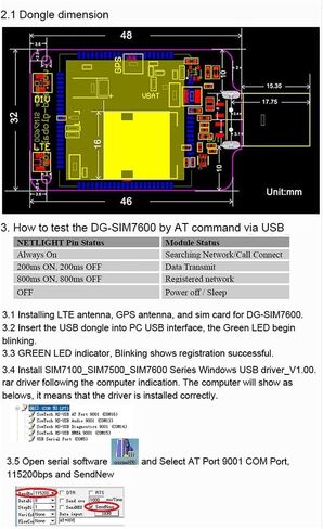 SIMCOM SIM7600G H USB Dongle HSPA+ GSM GPRS Edge UMTS LTE 4G Cat4 Module for SIM7600 SIM7500 SIM7600X-H Series in Saudi Arabia