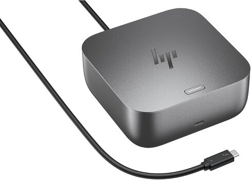 HP Thunderbolt 4 100W G6 Dock (9X472UT#ABA) + ZoomSpeed 6-ft DisplayPort Cable + ZoomSpeed 6-ft HDMI Cable + ZoomSpeed 6-ft Ethernet Cable + AOM Microfiber Cleaning Cloth in Saudi Arabia