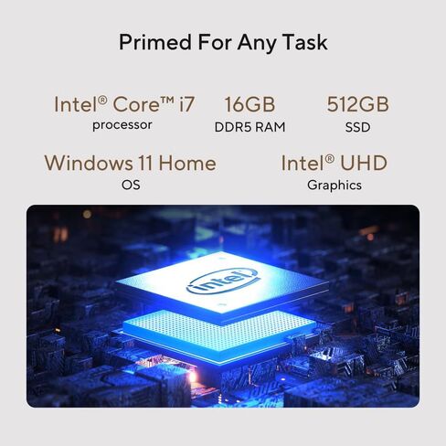 ASUS V500 Home & Business Desktop Computer Intel Core i7 (24 MB Cache, Up to 4.9GHz), 64GB RAM, 2TB PCIe SSD, Display Port, WiFi 6, HDMI, Keyboard & Mouse, 2-Monitor Support 4K, Windows 11 in Saudi Arabia