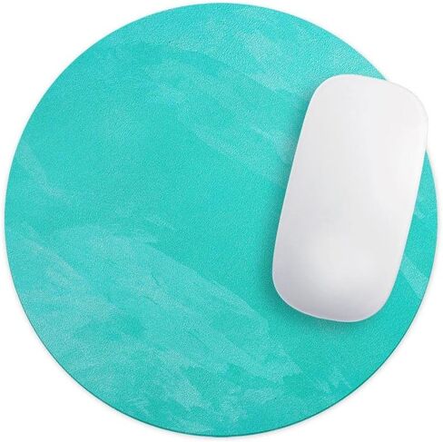 Design Skinz Subtle Pink Glimmer Waterproof Rubber Foam Backed Anti-Slip Mouse Pad for Home Work Office or Gaming Computer Desk - Round in Kuwait