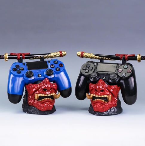 (Double Weight-1.5 Pounds) Gaming Controller Holder Controller Stand,Ghost Samurai Katana Style for Xbox PS5 PS4 PS3 Swith Pro NS Pro Almost All Controller,Game Peripherals in Saudi Arabia