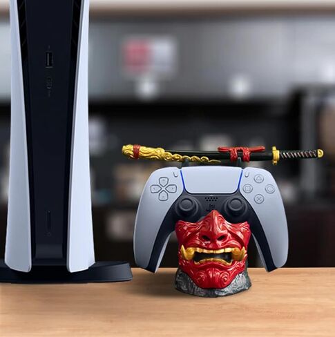 (Double Weight-1.5 Pounds) Gaming Controller Holder Controller Stand,Ghost Samurai Katana Style for Xbox PS5 PS4 PS3 Swith Pro NS Pro Almost All Controller,Game Peripherals in Saudi Arabia