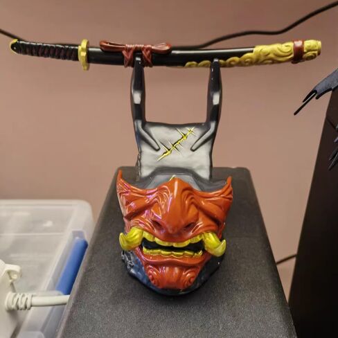 (Double Weight-1.5 Pounds) Gaming Controller Holder Controller Stand,Ghost Samurai Katana Style for Xbox PS5 PS4 PS3 Swith Pro NS Pro Almost All Controller,Game Peripherals in Saudi Arabia