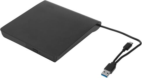 5Gbps Portable Notebook External DVD Drive Outer Case, USB3.0 SATA DVD Optical Drive Player, Power Saving Sleep Mode, for 12.7mm/9.5mm SATA DVD Drive, Support for Most in Saudi Arabia