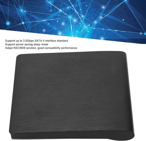 5Gbps Portable Notebook External DVD Drive Outer Case, USB3.0 SATA DVD Optical Drive Player, Power Saving Sleep Mode, for 12.7mm/9.5mm SATA DVD Drive, Support for Most in Saudi Arabia