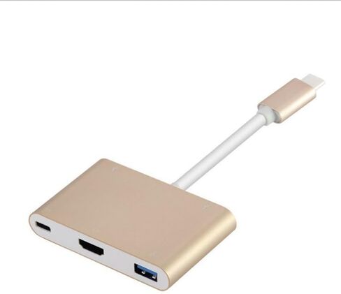 USB C to HDTV Adapter USB Type C Adapter Multiport AV Converter with 4K HDTV Output C Port in Saudi Arabia