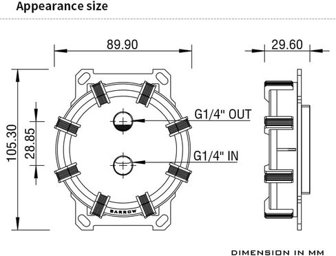 كتلة مياه Barrow LTYKBA-ARK لوحدة المعالجة المركزية AMD Ryzen 3 5 7 9 مقبس AM5 AM4 AM3 AM3+ كتلة مائية مع LRC 2.0 5v 3Pin aRGB LED ومحول (أسود) in Saudi Arabia