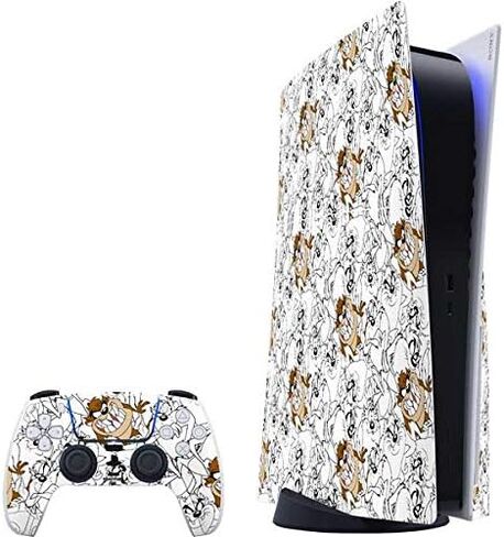 Skinit Decal Gaming Skin Compatible with PS5 Bundle - Officially Licensed Looney Tunes Taz Design in Saudi Arabia