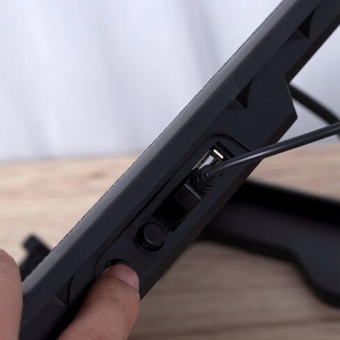 قاعدة تبريد للكمبيوتر المحمول مع مراوح USB موفرة للطاقة، حامل مروحة تبريد للكمبيوتر المحمول لتبديد حرارة الكمبيوتر المحمول، حصيرة تبريد سهلة التركيب in Kuwait