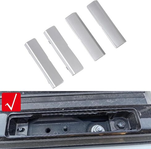 L2R for Toyota Highlander (2020-2024) Roof Rack Rails End Cap Leg Cover Protector Shell Plastic Car Exterior Accessories 4PCS Only Fit OEM Roof Racks (Silver) in Kuwait