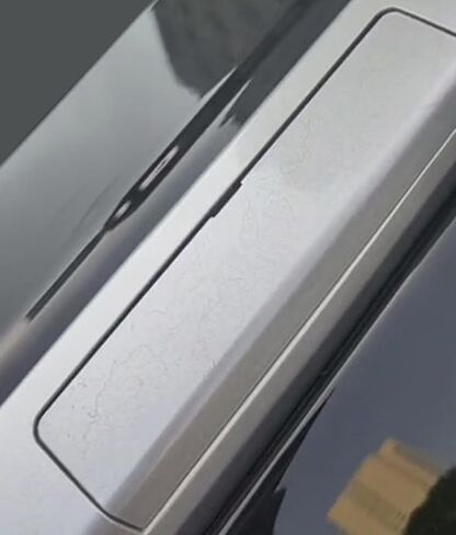 L2R for Toyota Highlander (2020-2024) Roof Rack Rails End Cap Leg Cover Protector Shell Plastic Car Exterior Accessories 4PCS Only Fit OEM Roof Racks (Silver) in Kuwait
