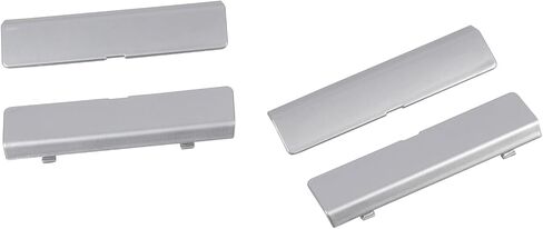 L2R for Toyota Highlander (2020-2024) Roof Rack Rails End Cap Leg Cover Protector Shell Plastic Car Exterior Accessories 4PCS Only Fit OEM Roof Racks (Silver) in Kuwait