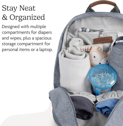 UPPAbaby Unisex Baby Changing Backpack-Stella, Grey in Kuwait
