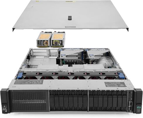 خادم HP ProLiant DL380 G10 NVMe بسرعة 2.20 جيجاهرتز و56 نواة وذاكرة وصول عشوائي سعة 512 جيجابايت و16x Caddies DB Host (متجدد) in Saudi Arabia