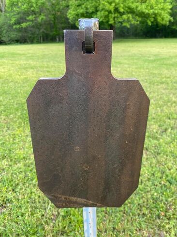 Magnum Target 12"x7" 3/8" AR500 IDPA/IPSC Steel Shooting Range Target w/T-Post Hook in Saudi Arabia