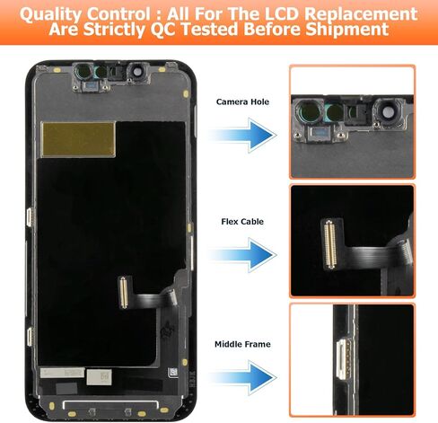 INCELL for iPhone 12 Mini Screen Replacement for iPhone 12 Mini LCD Display Replacement A2399, A2176, A2398, A2400, LCD Digitizer Assembly Repair Parts in Saudi Arabia