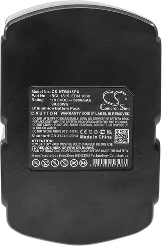 WOLWES Battery Replacement for Hitachi P/N: 326240, 326241, 327730, 327731, BCL 1815, BCL 1830, EBM 1815, EBM 1830, DS 18DVB, DS 18DVB2, DS 18DVB2K, DS 18DVF3 in Saudi Arabia