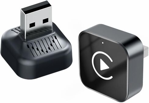 Wireless CarPlay Adapter for iPhone, Android, 2025 Upgrade Convert Wired to Wireless Apple CarPlay Adapter, Mini Size USB Design for Cars with Type-C Extension Cables, Stable Control, Plug and Play in Saudi Arabia