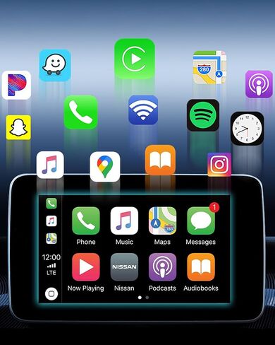 Wireless CarPlay Adapter for Apple iPhone, Convert Wired to Wireless CarPlay Dongle, Plug & Play, Stable Connection Compatible with Cars 2016+ & iOS 10+ (Auto-Reconnect, Gray) in Saudi Arabia