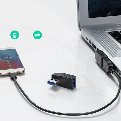90 درجة USB3.0/2. محول USB3./2. أنثى إلى ذكر تمديد موصل مقرنة محول موصل موسع in Kuwait